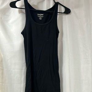 Black tank top